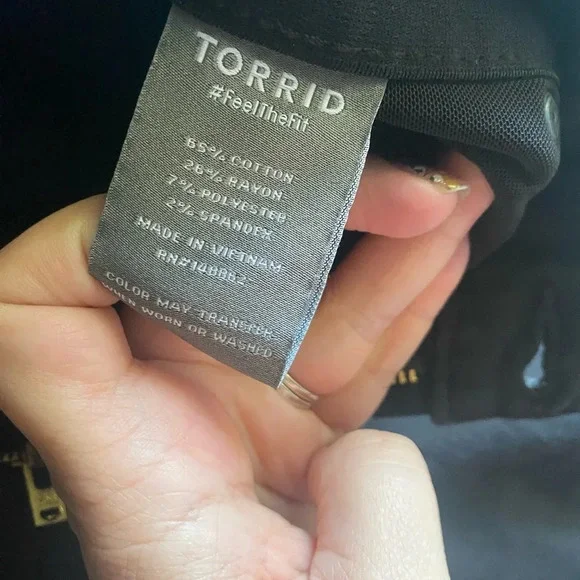 Torrid NWT Bombshell Skinny Premium Stretch Hi-Rise Jean Grenada Size 22 Short S - Picture 5 of 14